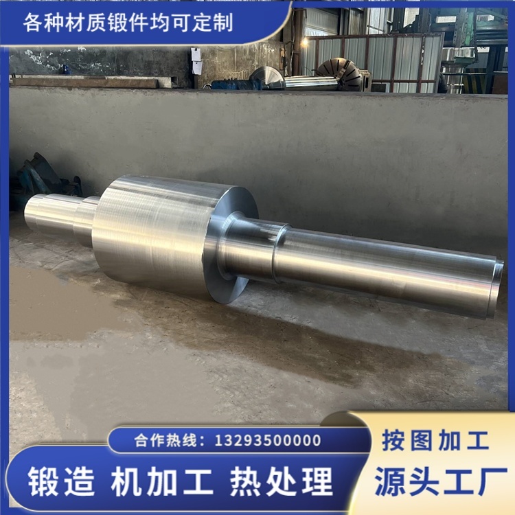 高强度不锈钢轴锻件，耐磨抗压适配长期重载工业工况